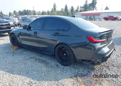 2025 BMW M3 Competition xDrive from USA, damaged, VIN WBS33HJ00SFV01285